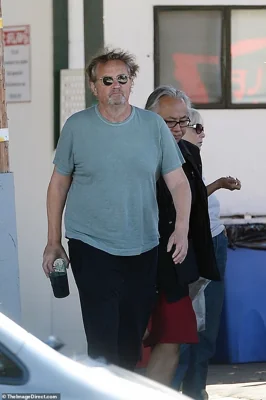 Matthew Perry is pictured on October 22 - the last time he was seen in public