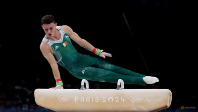 Gymnastics-Ireland's McClenaghan wins men's pommel horse gold medal