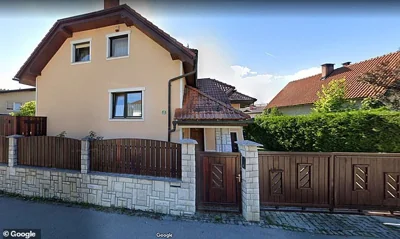 The suburban house on the outskirts of the Slovenian capital Ljubljana where the couple lived with their two children while spying for Russia