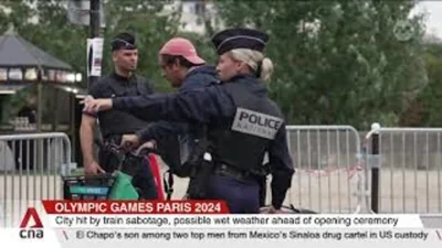 Paris Olympics: City hit by train sabotage; possible wet weather ahead of opening ceremony