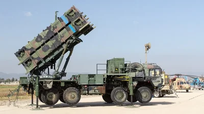 Ілюстративне фото. Ракетна установка ЗРК Patriot MIM-104D на виставці до Дня незалежності Ізраїлю у 2017 році