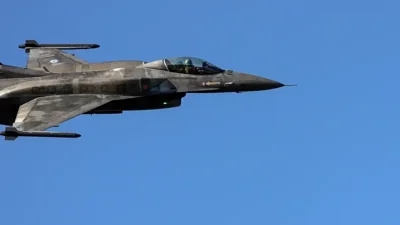 Греческий F-16 на авиашоу, 18 сентября 2022 года