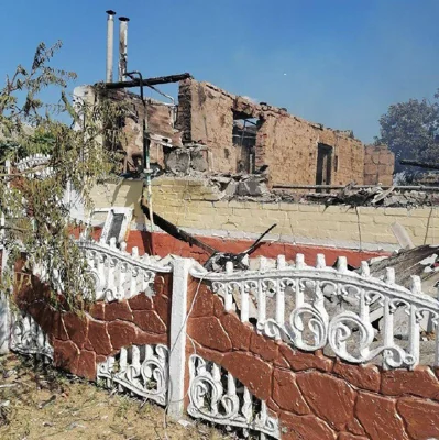 В селе Новопетровка Валуйского горокруга при сбросе взрывного устройства с дрона был полностью уничтожен частный дом
