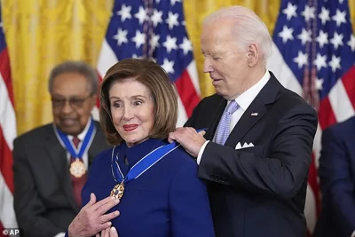 Former House Speaker Nancy Pelosi was among those building pressure on Biden to step aside – and Biden said he became more and more worried his continued candidacy would affect congressional races in the fall