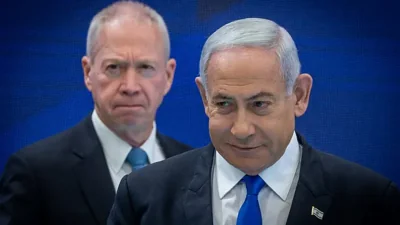 Биньямин Нетаньяху и Йоав Галант