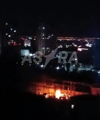 Жители Волгограда ночью сообщили о взрыве и последующем пожаре на подстанции