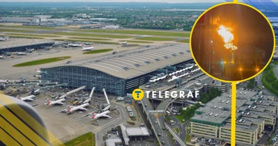 У Британії масштабна пожежа лишила найбільший аеропорт Європи без електрики (фото, відео)