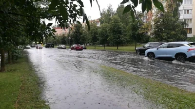 Минск опять заливает: Подтопления в Уручье и Зелёном Луге