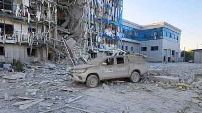 Горела конюшня, повреждены промышленное здание и 5 авто – последствия российского удара по Харькову