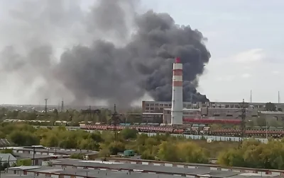 Выпускает танки и системы "Солнцепек". В Омске произошел пожар на заводе