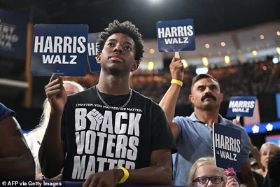 The poll showed Harris is now faring better with Black and young voters, parts of the electorate that had began to erode under Biden, as well as holding older voters