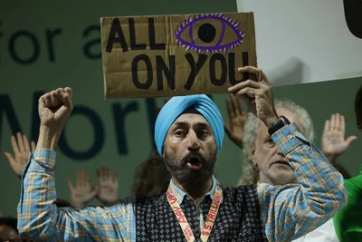 Tensions rise at Cop29 climate talks as risk of failure grows with each passing hour in Baku