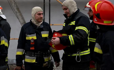 После взрыва в Полтаве загорелось здание ТЦК
