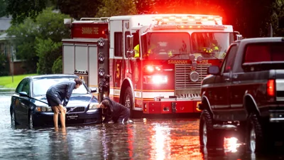 Slow-moving Tropical Storm Debby bringing torrential rains, major flood threat to southeastern US