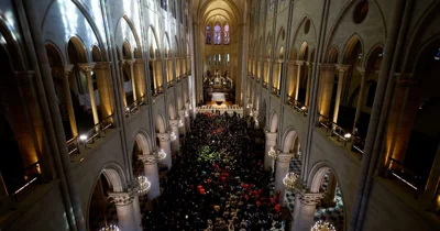 Macron unveils first images of refurbished Notre-Dame