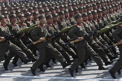 North Korean army