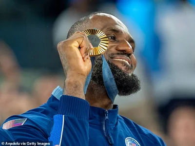 LeBron James won the MVP award after men's basketball overcame the host nation for gold