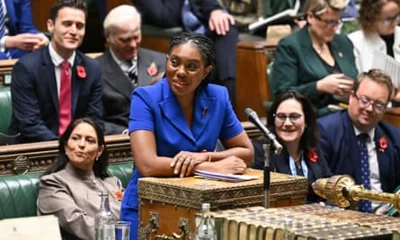 Kemi Badenoch speaks during her first PMQs as Conservative leader