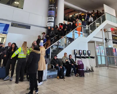 Passengers are being evacuated from Gatwick's South Terminal