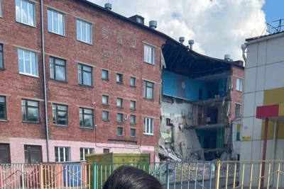В Кемеровской области обрушился дворец молодежи