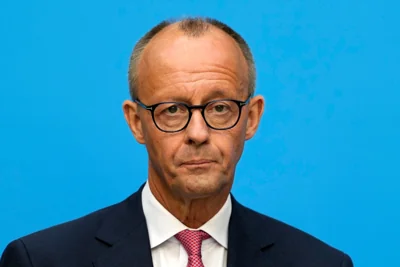 German opposition leader and Christian Democratic Union party chairman Friedrich Merz