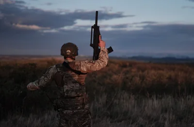 Ukrainian soldier