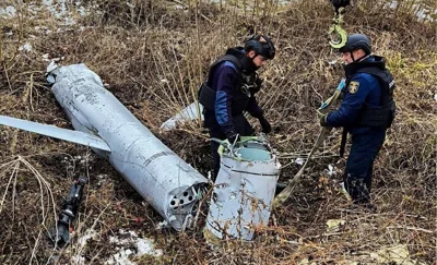 У Києві піротехніки виявили залишки російської крилатої ракети Х-55