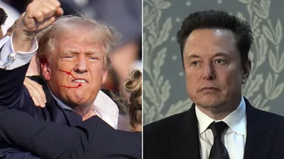 Donald Trump and Elon Musk