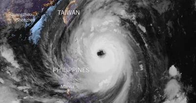 Typhoon Kong-Rey Takes Aim at Taiwan