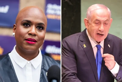 Ayanna Pressley, Netanyahu 