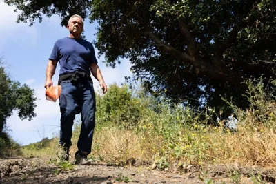 Presidential hopeful Robert F. Kennedy Jr. hiking near his home in Los Angeles.