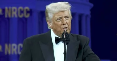 Trump claims world is 'kissing a**' as tariffs lock in and stocks tumble
