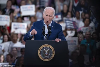 Biden hit back on Friday, speaking in North Carolina and pledging to carry on