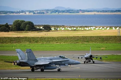 A Swedish Air Force JAS Gripen prepares to take off from Orland Air Base in Brekstad, Norway, last autumn as part of an exercise