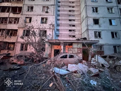 В Киеве перекрыли ряд улиц после массированного ночного удара