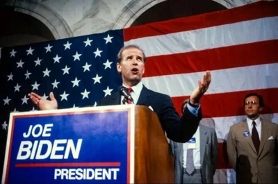 Джо Байден — кандидат в президенты США в 1988 году. Фото: Consolided News Photos/picture alliance