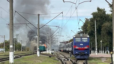 В Шостке атаке дронами подверглась железнодорожная станция