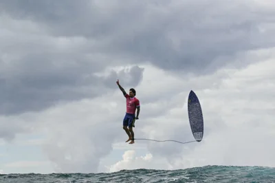 Brazil surfer Gabriel Medina arguably had the most iconic shot of the Paris 2024 Olympic Games