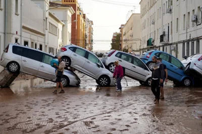  Floods triggered by torrential rains in Spain's eastern Valencia region has left at least 70 people dead, rescue services said on October 30. 