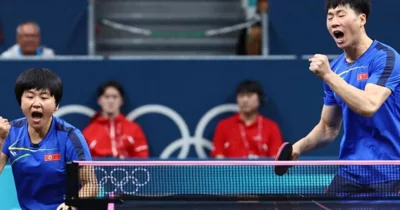 Олимпиада-2024. Настольный теннис. Китайцы Ван Чэн – Сунь Инша и представители КНДР Ким Кум Йонг – Ри Джонг Сик разыграют золото в миксте