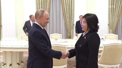 Putin meets North Korean foreign minister at Kremlin