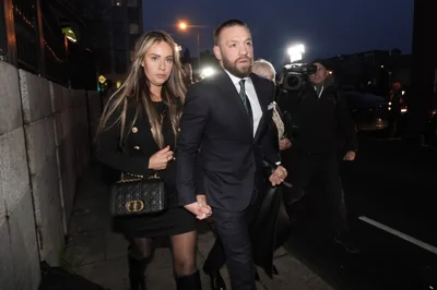 McGregor left court hand in hand with Dee Devlin