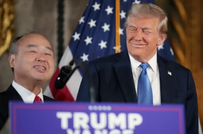 SoftBank CEO To Invest $100B In US After Meeting Trump At Mar-a-Lago