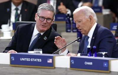 Keir Starmer and Joe Biden